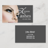Lash Extensions Salon Beauty Wellness-Center Visitenkarte (Vorne/Hinten)