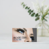 Lash Extensions Salon Beauty Wellness-Center Visitenkarte (Stehend Vorderseite)