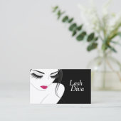 Lash Extensions Salon Beauty Wellness-Center Visitenkarte (Stehend Vorderseite)