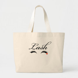 Lash Love Tote Bag Jumbo Stoffbeutel