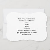 Lash Out Eyelashes Lash Salon Makeup Artist Einladung (Rückseite)