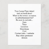 Lash Out Eyelashes Lash Salon Makeup Artist Flyer (Hinten)