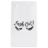 Lash Out Eyelashes Lash Salon Makeup Artist Kleine Geschenktüte (Vorderseite)