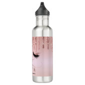 Lash Out Makeup Eyebrow Eyes Lashes Gold Edelstahlflasche (Rechts)