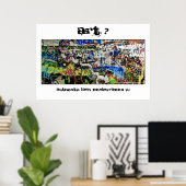 LASH- Plakatdruck (Graffiti (Kunst?) Design Poster (Heimbüro)