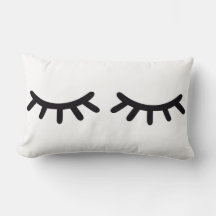 Lash Print Throw Kissen