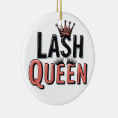 Lash Queen Funny Eye Lashes Keramik Ornament (Rechts)