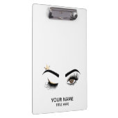 Lash Queen Wink Eye Makeup Artist Long Lashes Klemmbrett (Rechts)