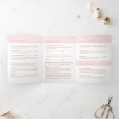 Lash Salon Pink/Rose Gold Broschüre (Innenseite)