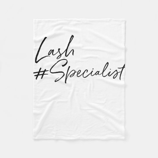Lash Specialist Lash Lounge Lash Bar Las Fleecedecke (Vorderseite)