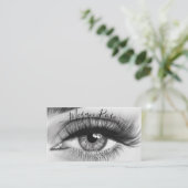 Lash Specialist-Visitenkarte Visitenkarte (Stehend Vorderseite)