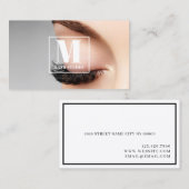 Lash Studio Brows & Eyelashes Visitenkarte (Vorne/Hinten)