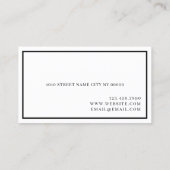 Lash Studio Brows & Eyelashes Visitenkarte (Rückseite)