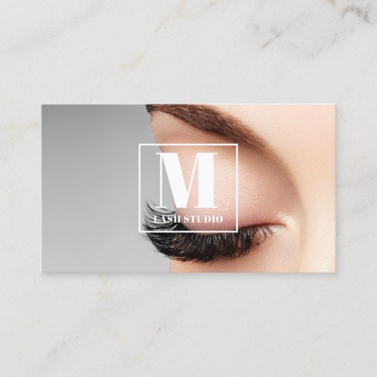 Lash Studio Brows & Eyelashes Visitenkarte (Vorderseite)