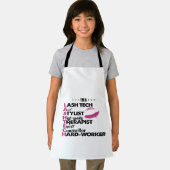 Lash Tech Abschluss Eyelash Techniker Schürze (Insitu)