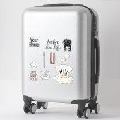 Lash Tech Aufkleber (Koffer)