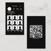 Lash Tech Gram Business Card Visitenkarte (Vorne/Hinten)