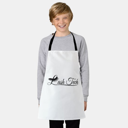 Lash Tech Lash Techniker Eyelash Techni Schürze (Getragen)