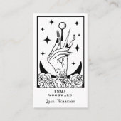 Lash Tech Tarot Business Card Visitenkarte (Vorderseite)