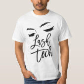 Lash Technician Gift - Cosmetologist Lash Tech wom T-Shirt (Vorderseite)