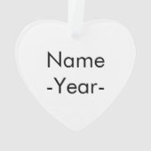 Lash-Techniker Ornament (Rückseite)