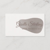 Lash Techniker Rose Goldene Forelle Schönheit Visitenkarte (Vorderseite)