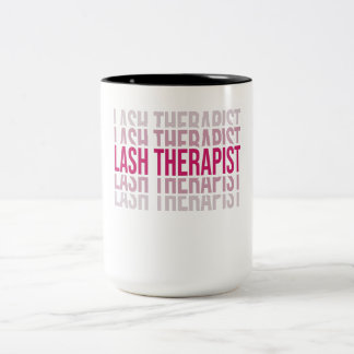 Lash Therapeut Lash Artist Lash Tech Las Zweifarbige Tasse