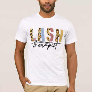 Lash Therapeut Leopard Eyelash Tech Lash T-Shirt