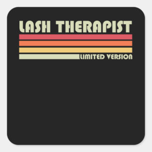 Lash Therapeut Limited Version Lash Arti Quadratischer Aufkleber
