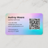 Lash und Brows Tech Visitenkarte (Vorderseite)