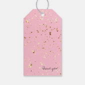 Lash Verlängerung Lashes Gold Glitzer Aftercare Ki Geschenkanhänger (Rückseite)