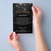 Lashes AFTERCARE-Anweisungen Flyer (Handgriff)
