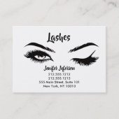 Lashes Aftercare Business Card Visitenkarte (Vorderseite)