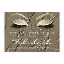 Lashes Aftercare Instruction Gold