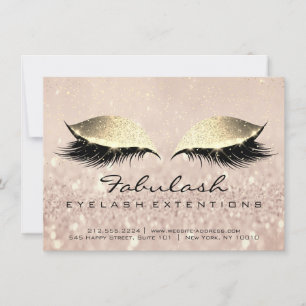 Lashes Aftercare Instruction Gold Makeup