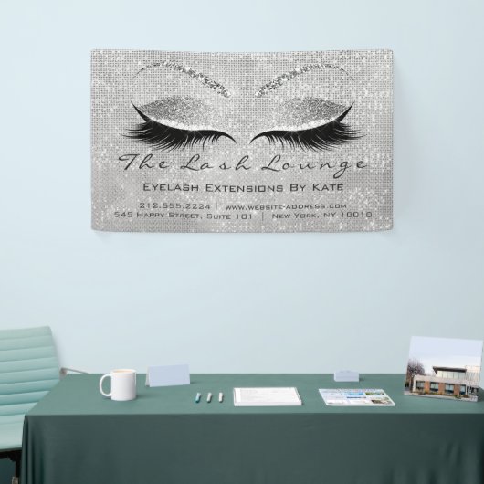 Lashes Aftercare Instruction Summer Banner (Messeveranstaltung)