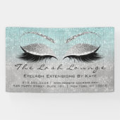 Lashes Aftercare Instruction Summer Banner (Horizontal)