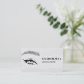 Lashes And Brows  Visitenkarte (Stehend Vorderseite)
