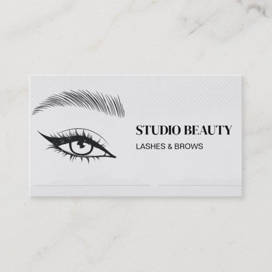 Lashes And Brows  Visitenkarte (Vorderseite)