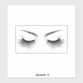 Lashes Aufkleber (Blatt)