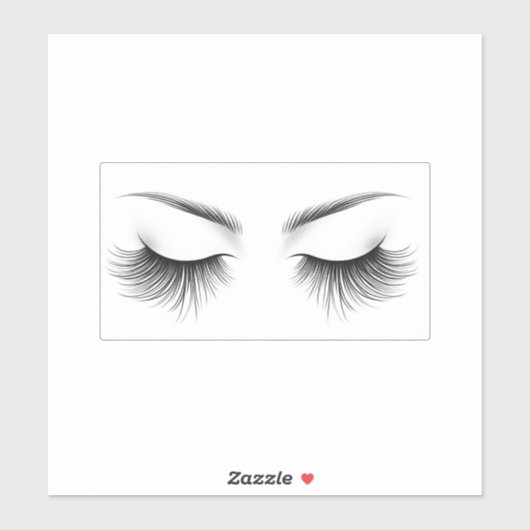 Lashes Aufkleber (Blatt)