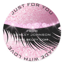 Lashes Beauty Diamond Auge Funkelnd Pink Glitzer