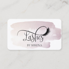 Lashes Beauty Makeup Artist Wasserfarben Kunst Ges Visitenkarte