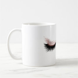 Lashes Beauty Makeup Girl Lash Extension Rose Tass Kaffeetasse