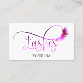 Lashes Beauty Makeup Girl Visitenkarte