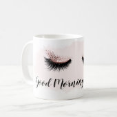 Lashes Beauty Makeup Lash Extension Rosen Kaffee Kaffeetasse (Vorderseite Links)