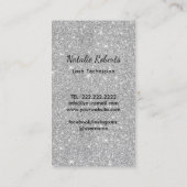 Lashes Beauty Modern Eyelash Extensions Visitenkarte (Rückseite)