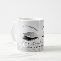 Lashes Beauty Studio Silver Grau Glitzer