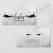Lashes Black Eyelashes Erweiterungen Makeup Sparkl Visitenkarte (Vorne/Hinten)