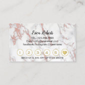 Lashes Brow Makeup Artist Rose Gold Marbella Treue (Rückseite)